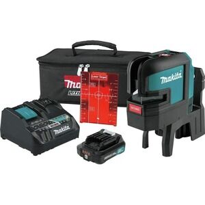 Makita SK106GDNAX 12V max CXT Lithium‑Ion Cordless Self‑Leveling Cross‑Line/4‑Pt